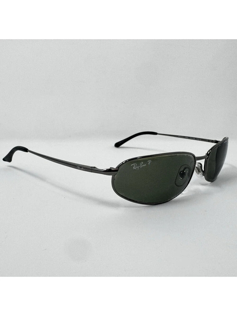 Ray-Ban RB8020 ORBS 004/48 Titanium Polarized Sunglasses 59-18